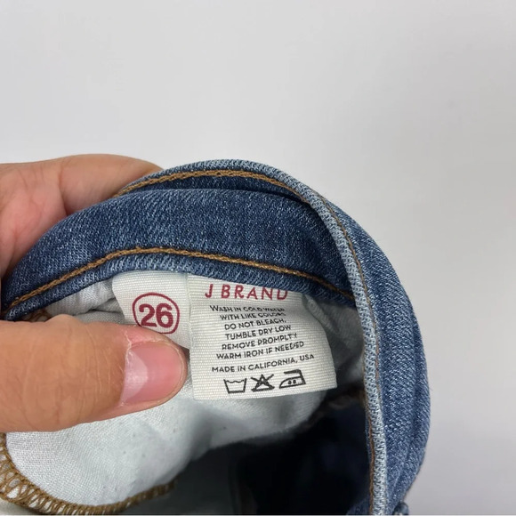 J Brand Mid Rise Super Skinny Jeans Blue Bell Women's Size 26 - Picture 8 of 9